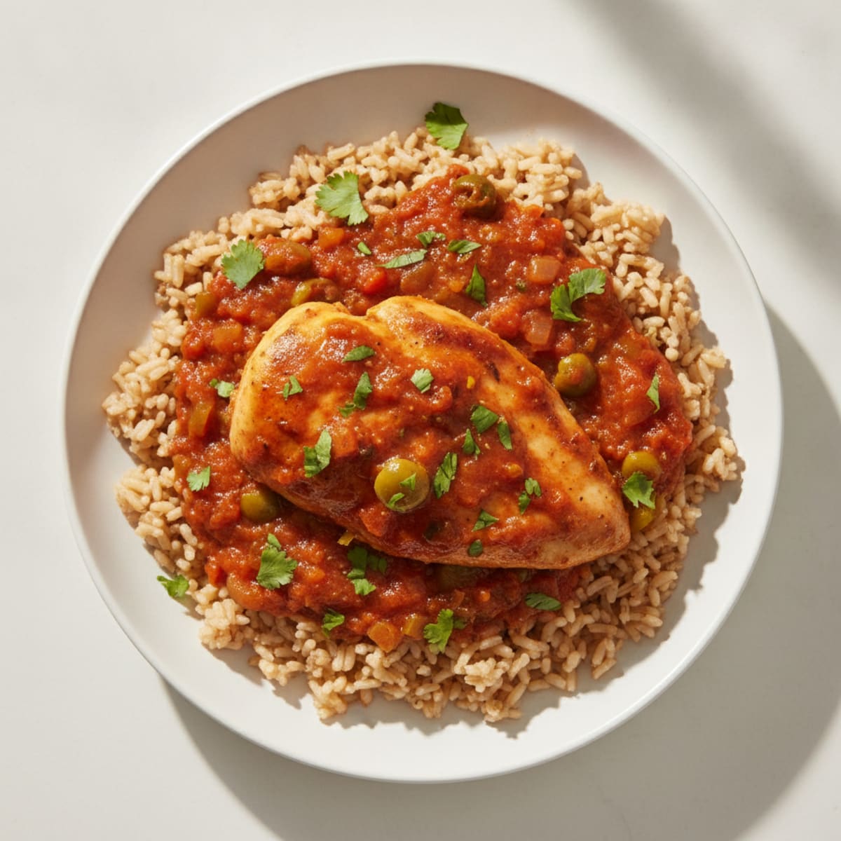 Dominican Braised Chicken and Rice