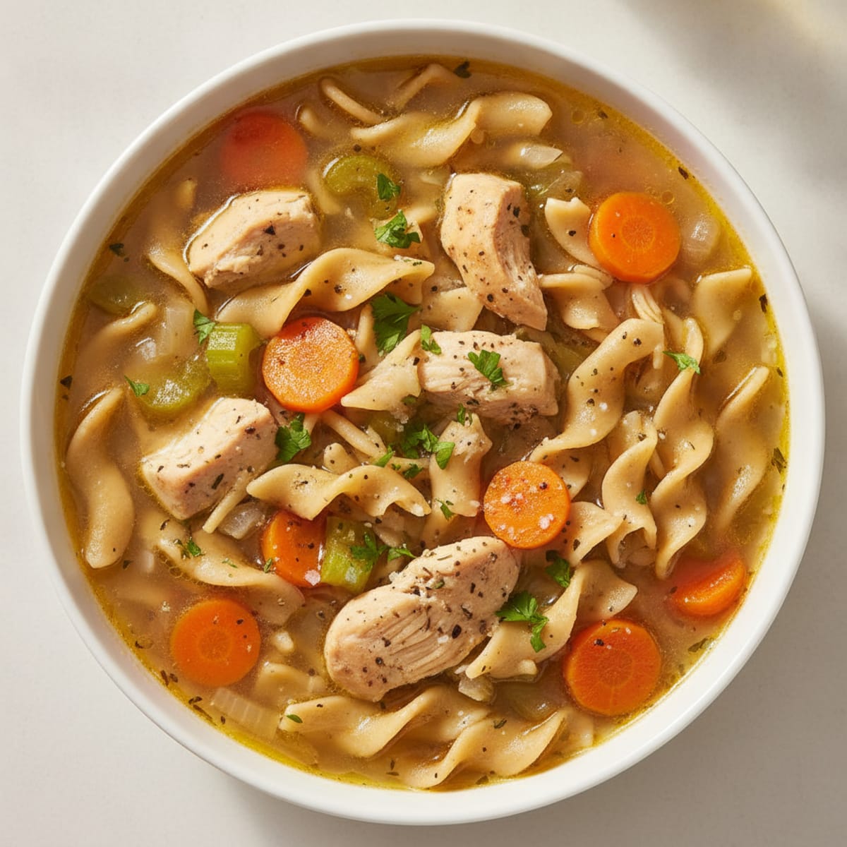 Hearty Chicken Noodle Soup