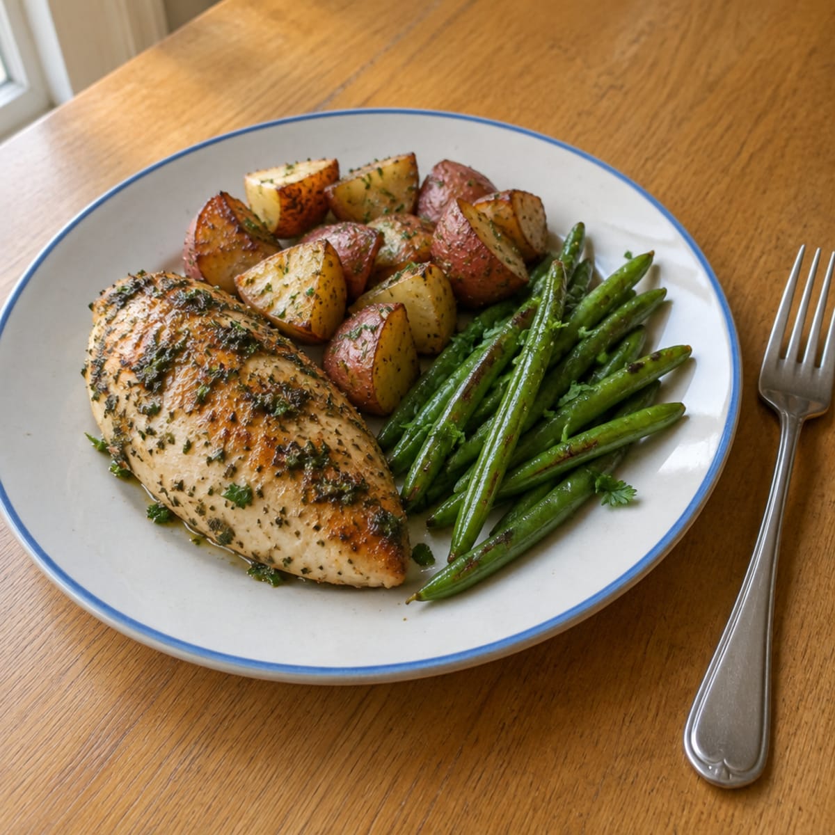 Lemon herb roasted chicken