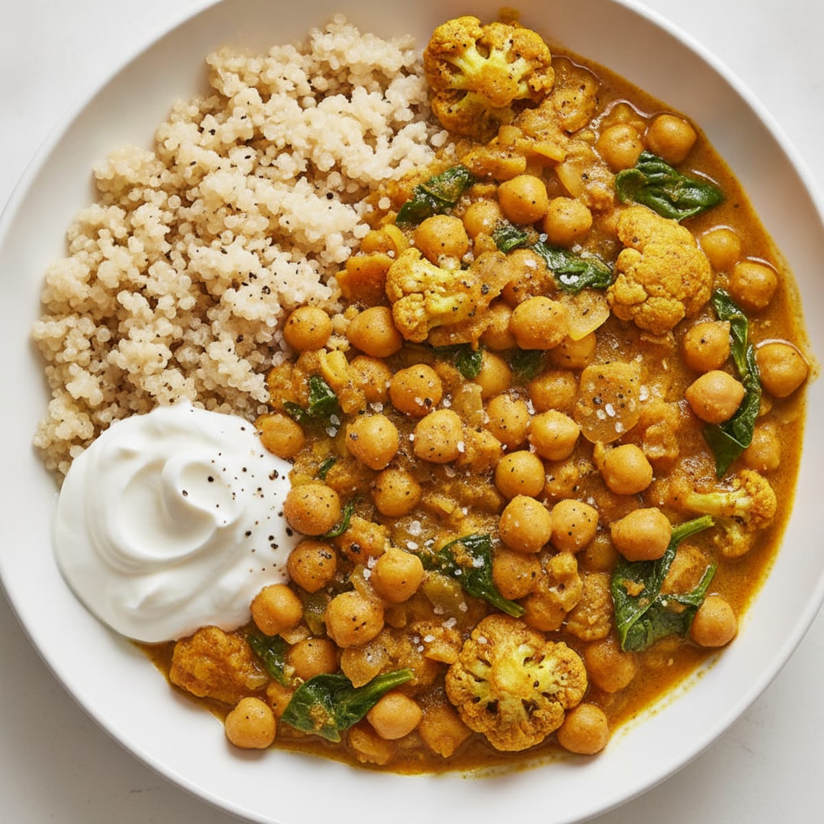Hearty Chickpea and Vegetable Curry
