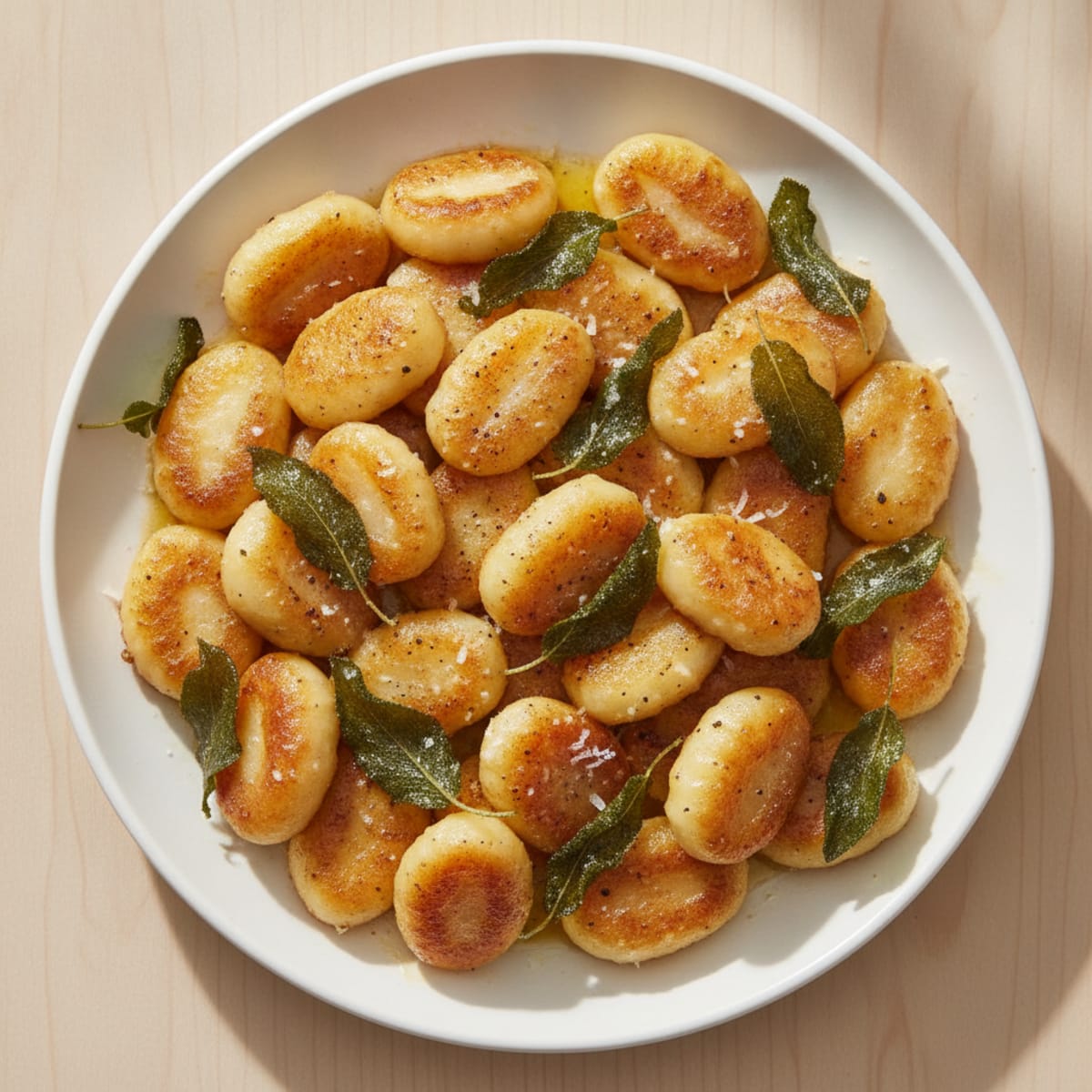 Ricotta Gnocchi with Sage Butter Sauce
