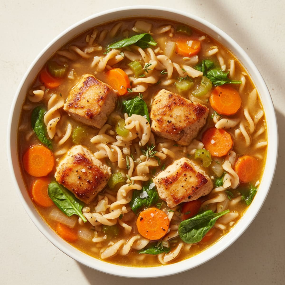 Hearty Vegetable Noodle Soup