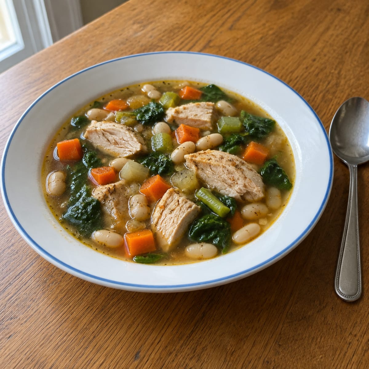 Hearty protein vegetable soup