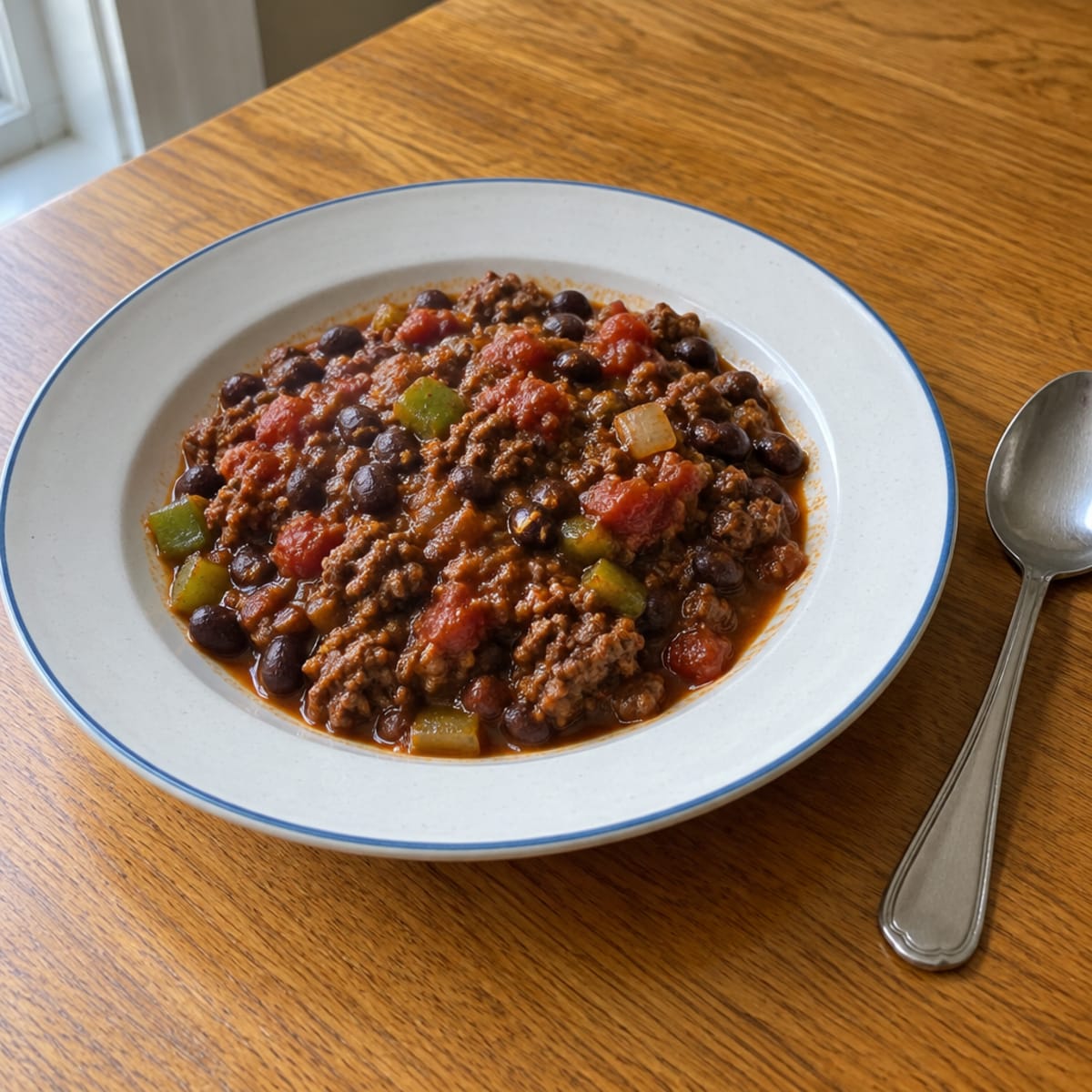 Slow cooker beef chili