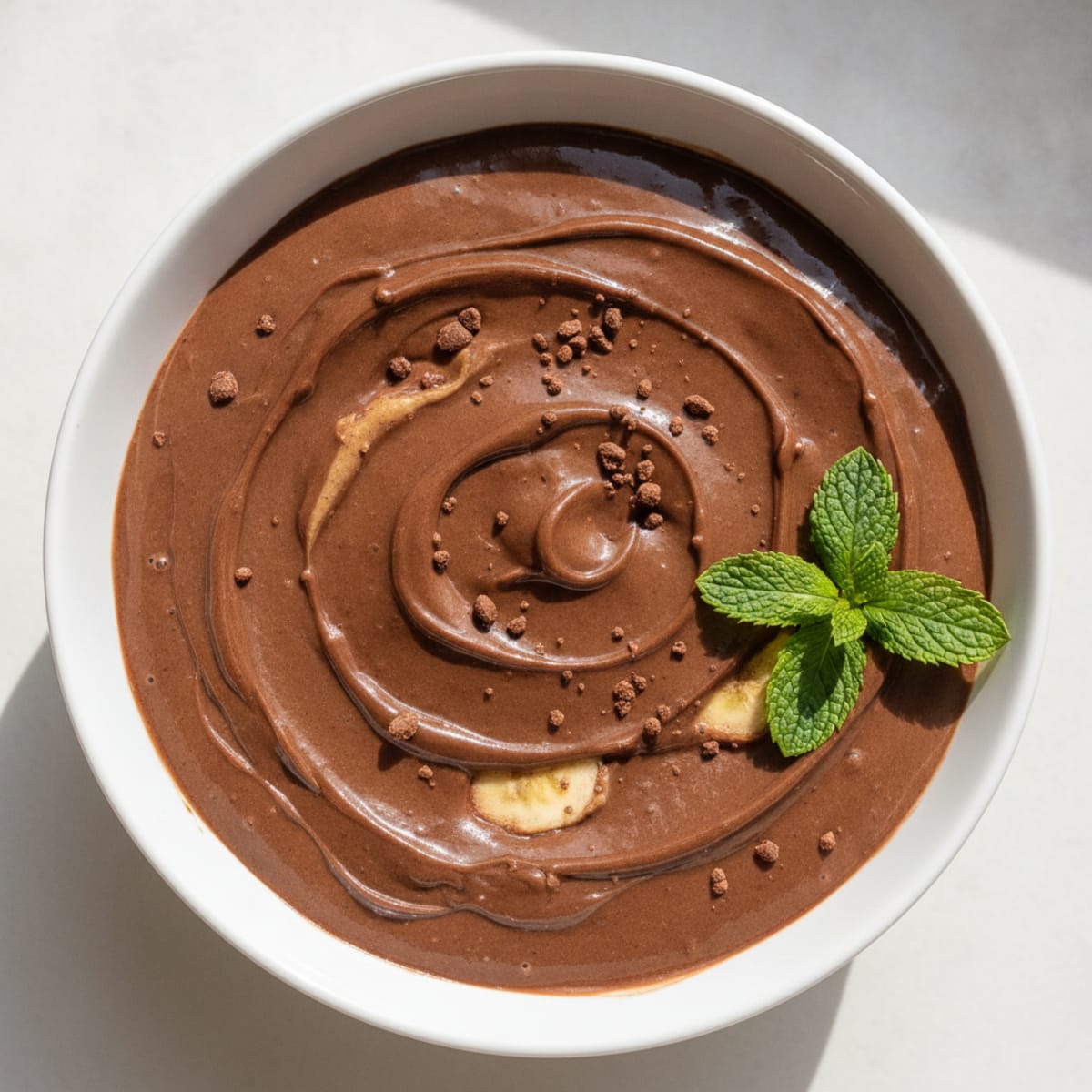 Silky Chocolate Protein Shake with Greek Yogurt