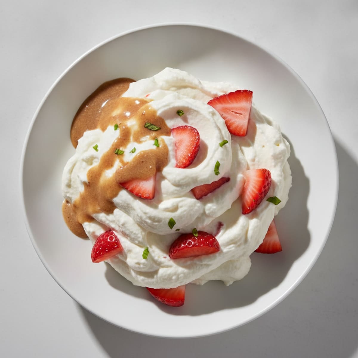 Silky Greek Yogurt Protein Mousse with Fresh Berries