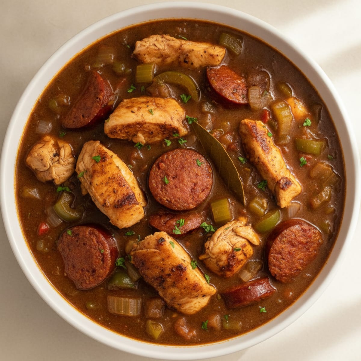 Creole Chicken and Sausage Gumbo