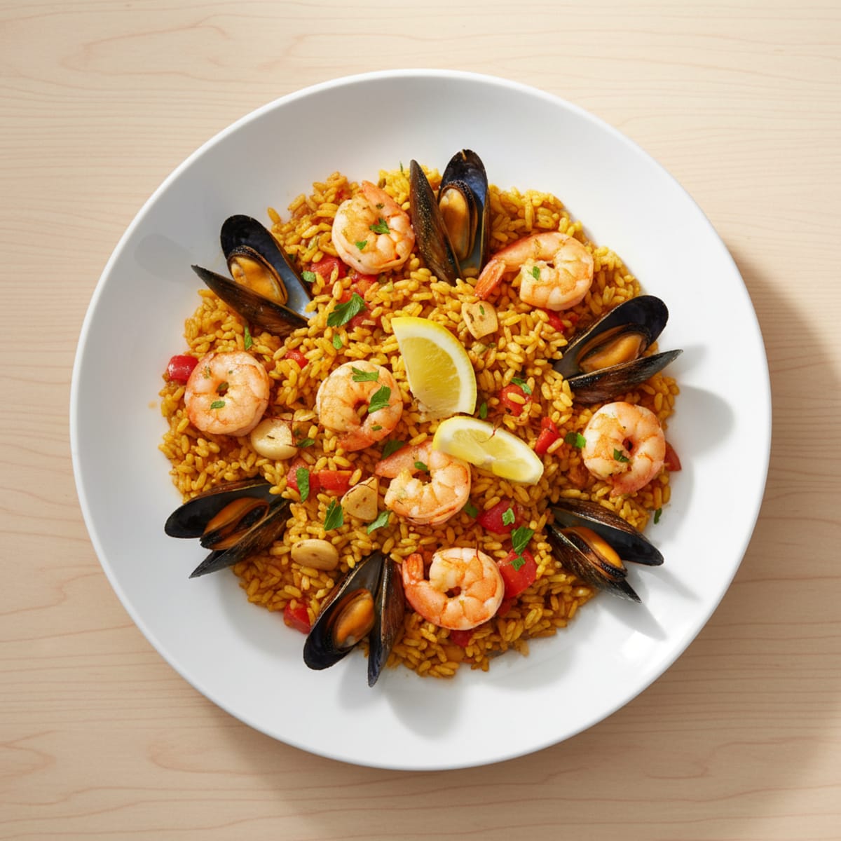 Classic Spanish Seafood Paella