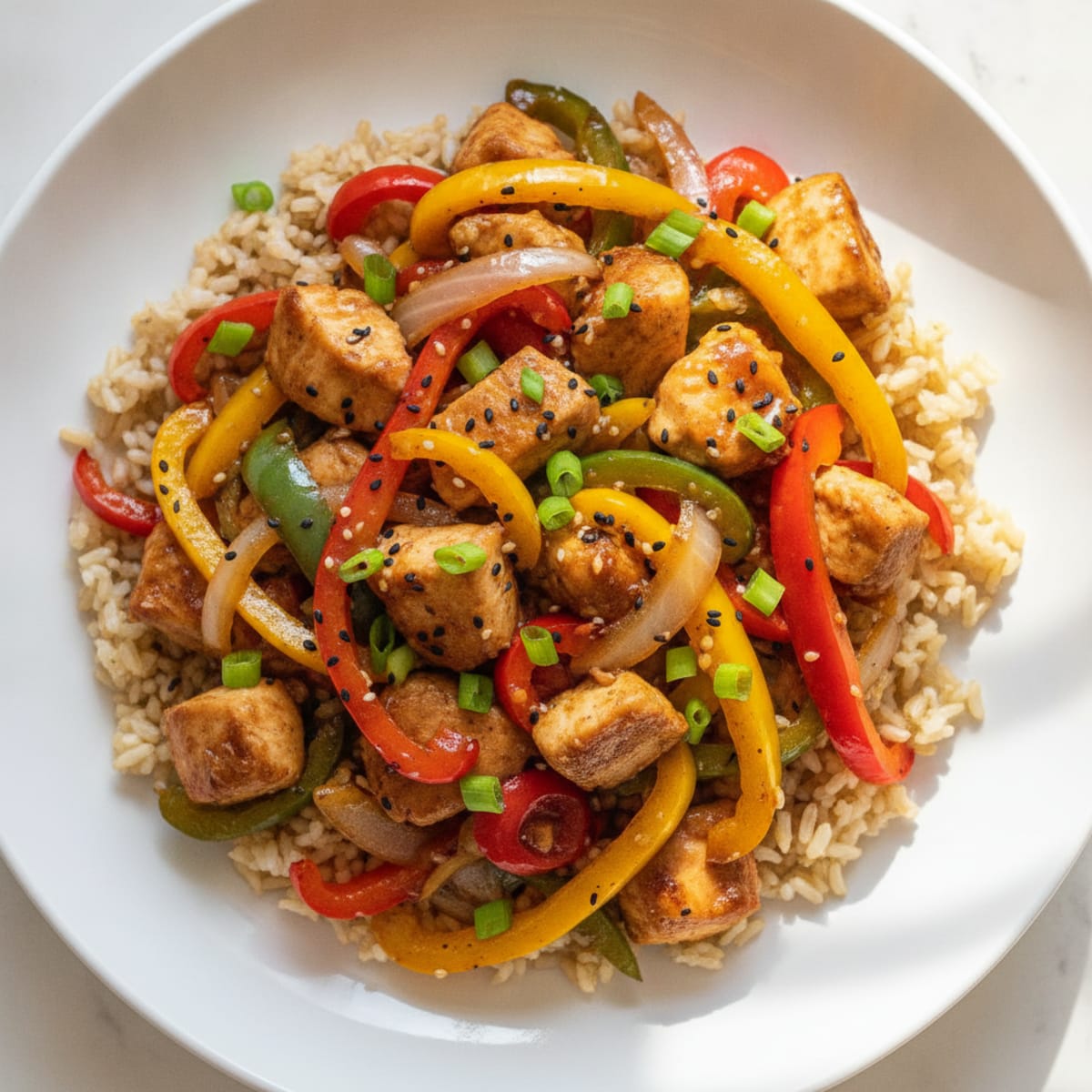 Chicken and Pepper Stir-Fry