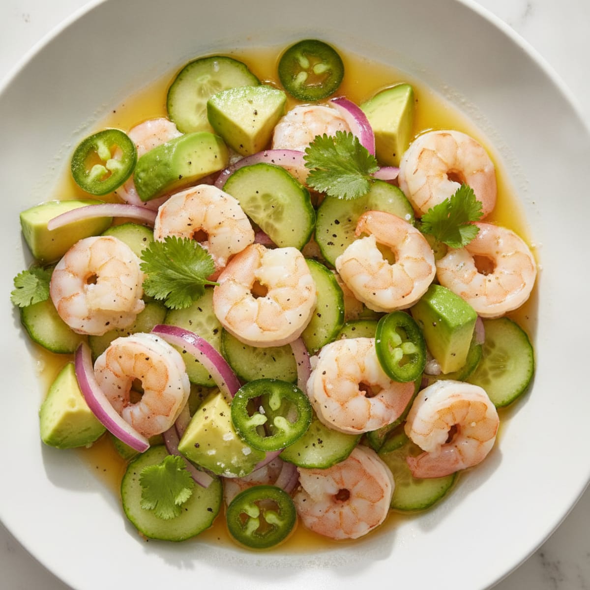 Zesty Shrimp and Avocado Ceviche