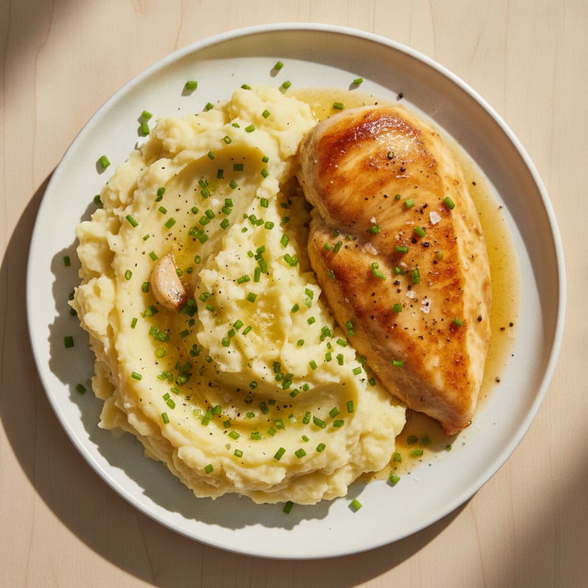 Buttery Garlic Mashed Potatoes
