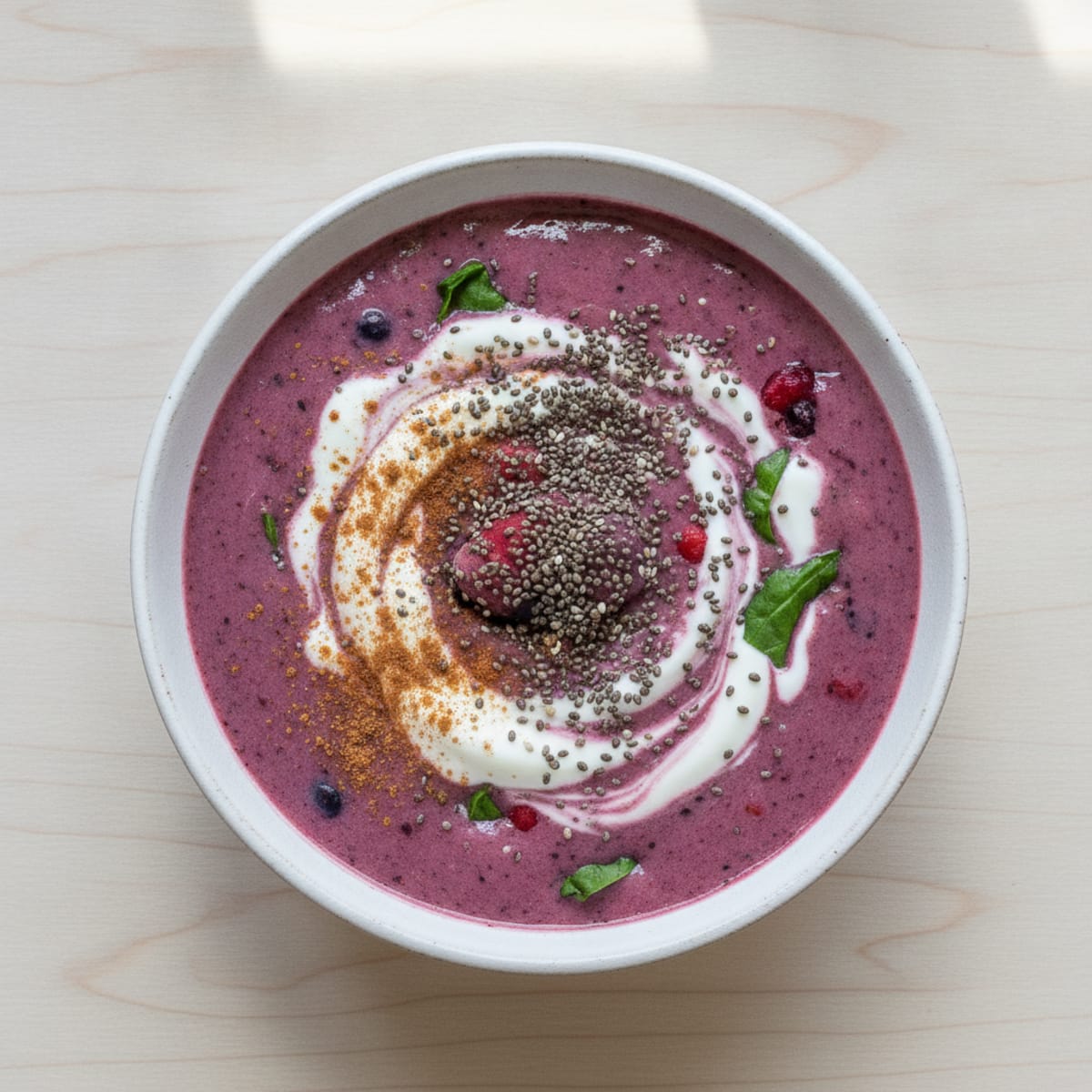 Mixed Berry Breakfast Smoothie