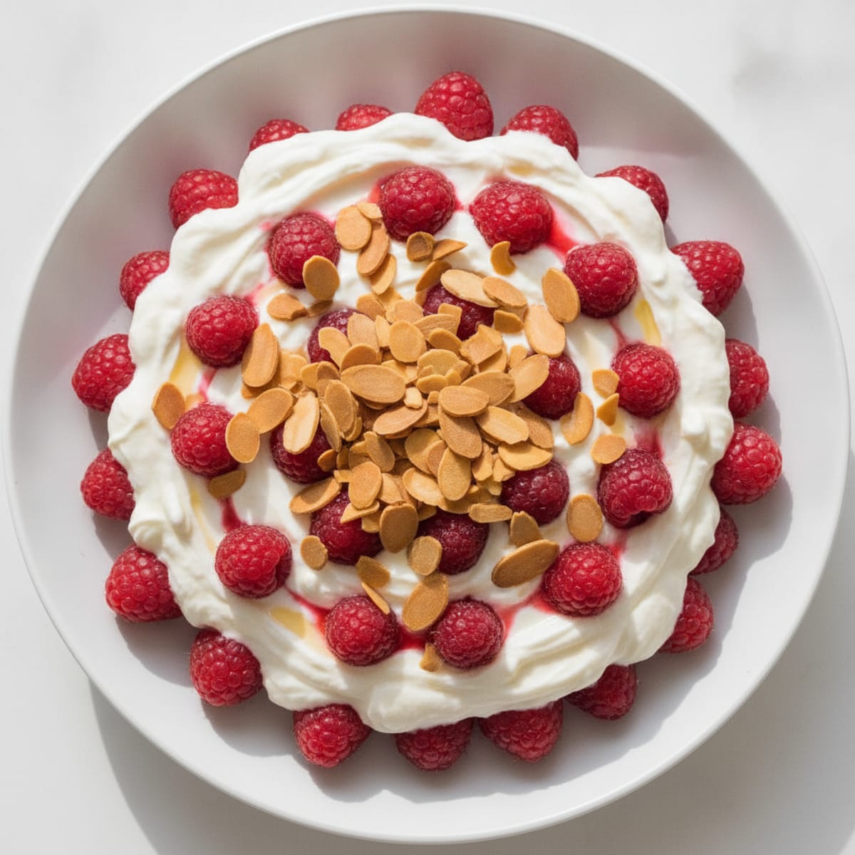 Greek Yogurt Protein Parfait with Berries and Almonds