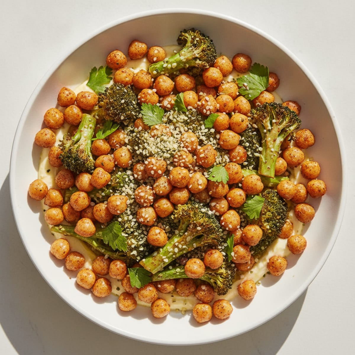 Roasted Vegetable and Chickpea Bowl