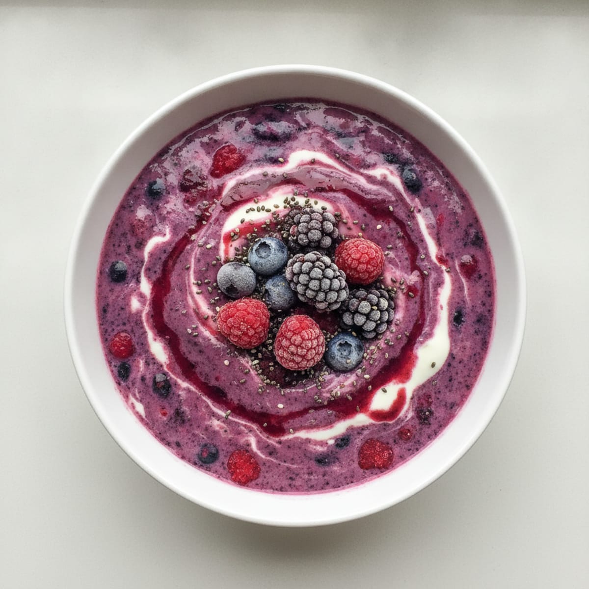 Mixed Berry Breakfast Smoothie