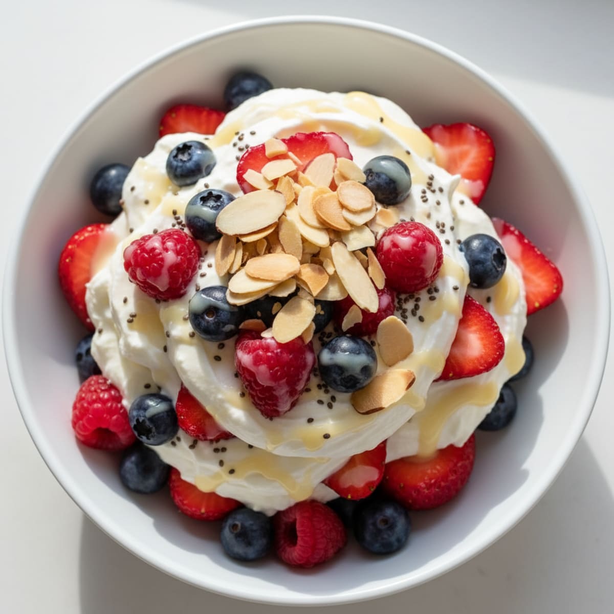 Creamy Greek Yogurt and Mixed Berry Protein Parfait