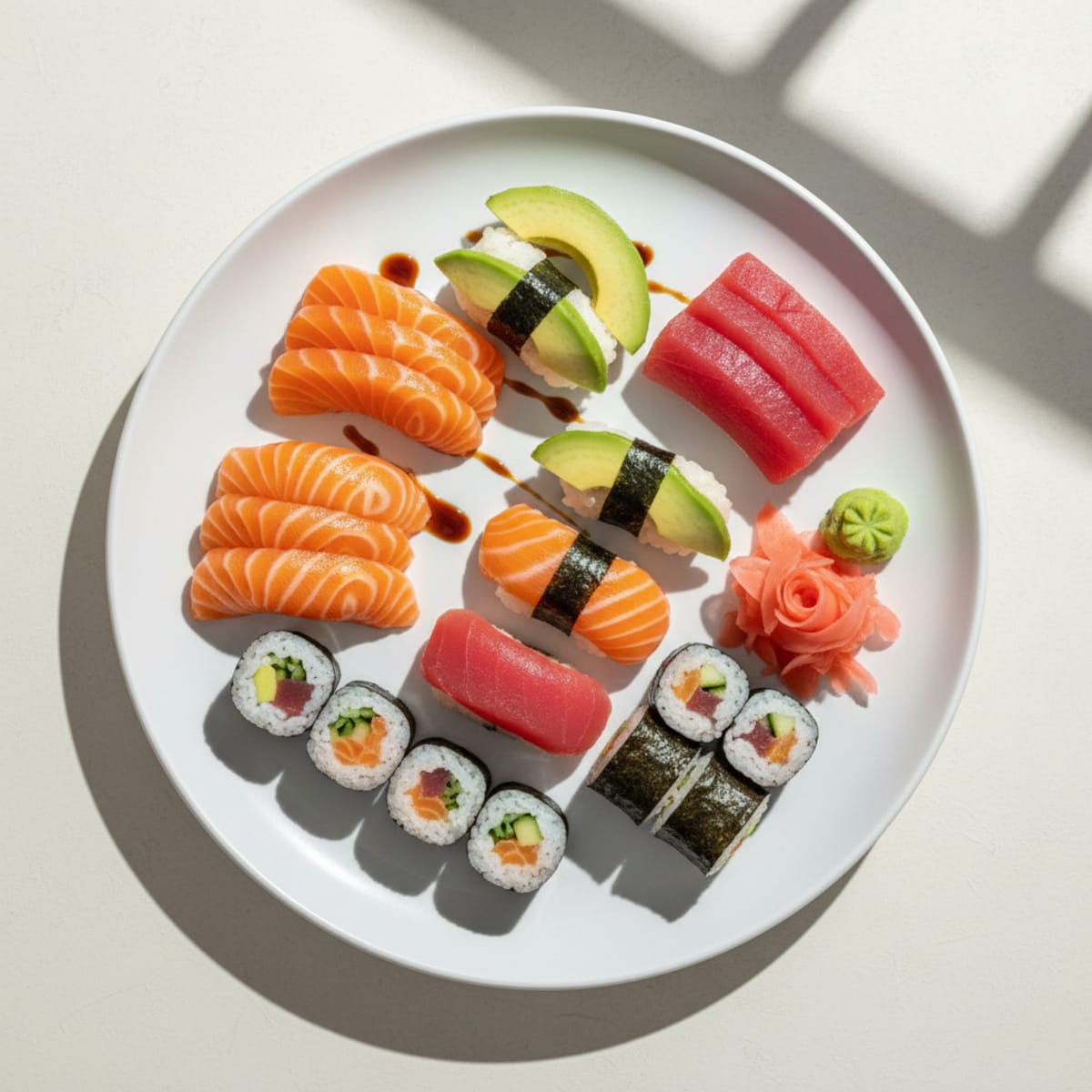 Assorted Sushi and Sashimi Platter