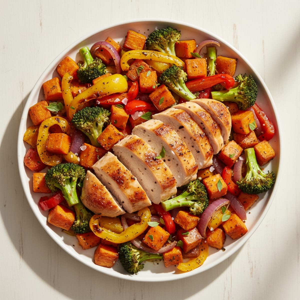 Chicken and Roasted Vegetable Medley
