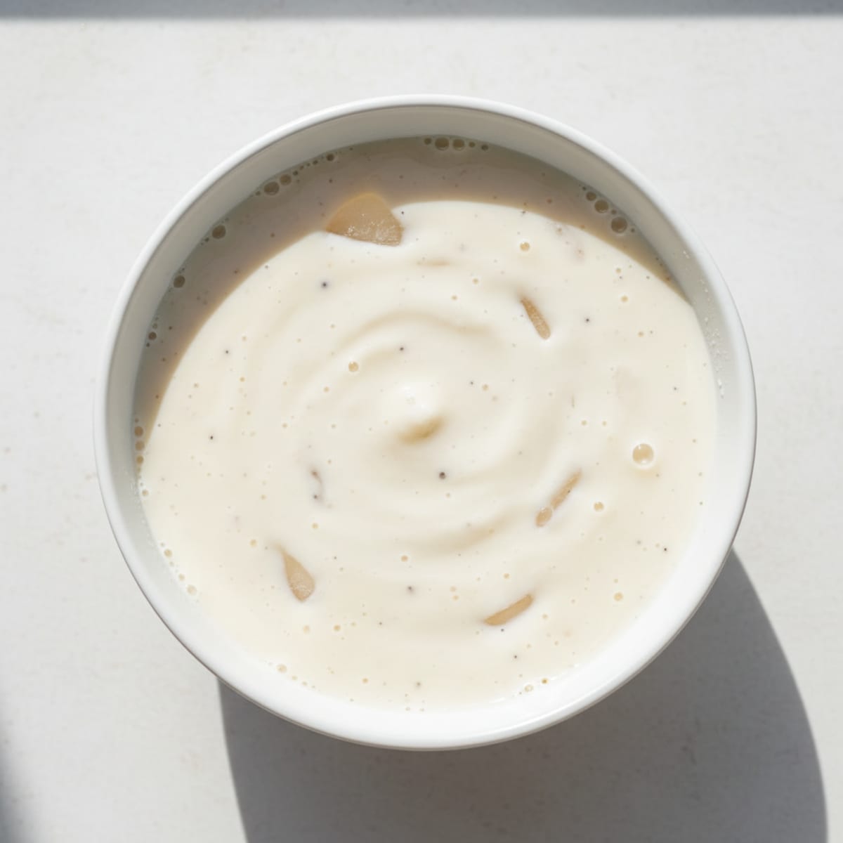 Silky Vanilla Protein Shake with Almond Milk
