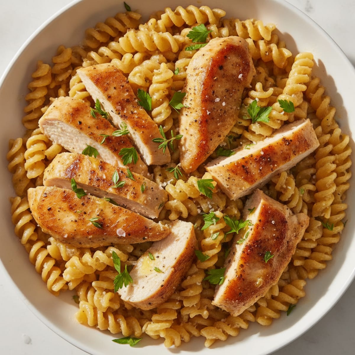 Garlic Herb Butter Pasta