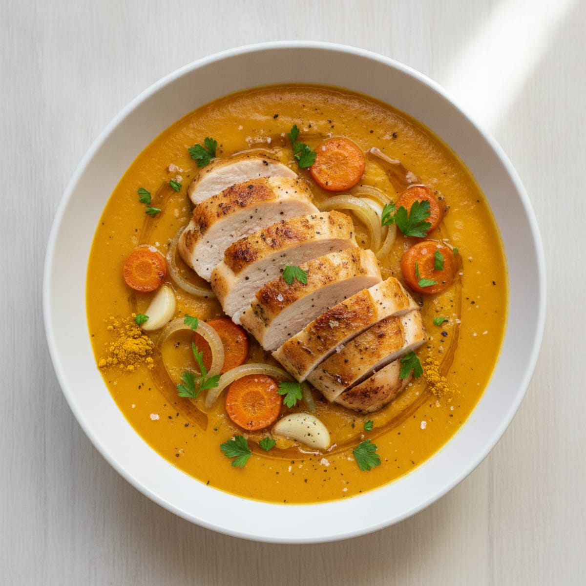 Roasted Carrot Ginger Soup