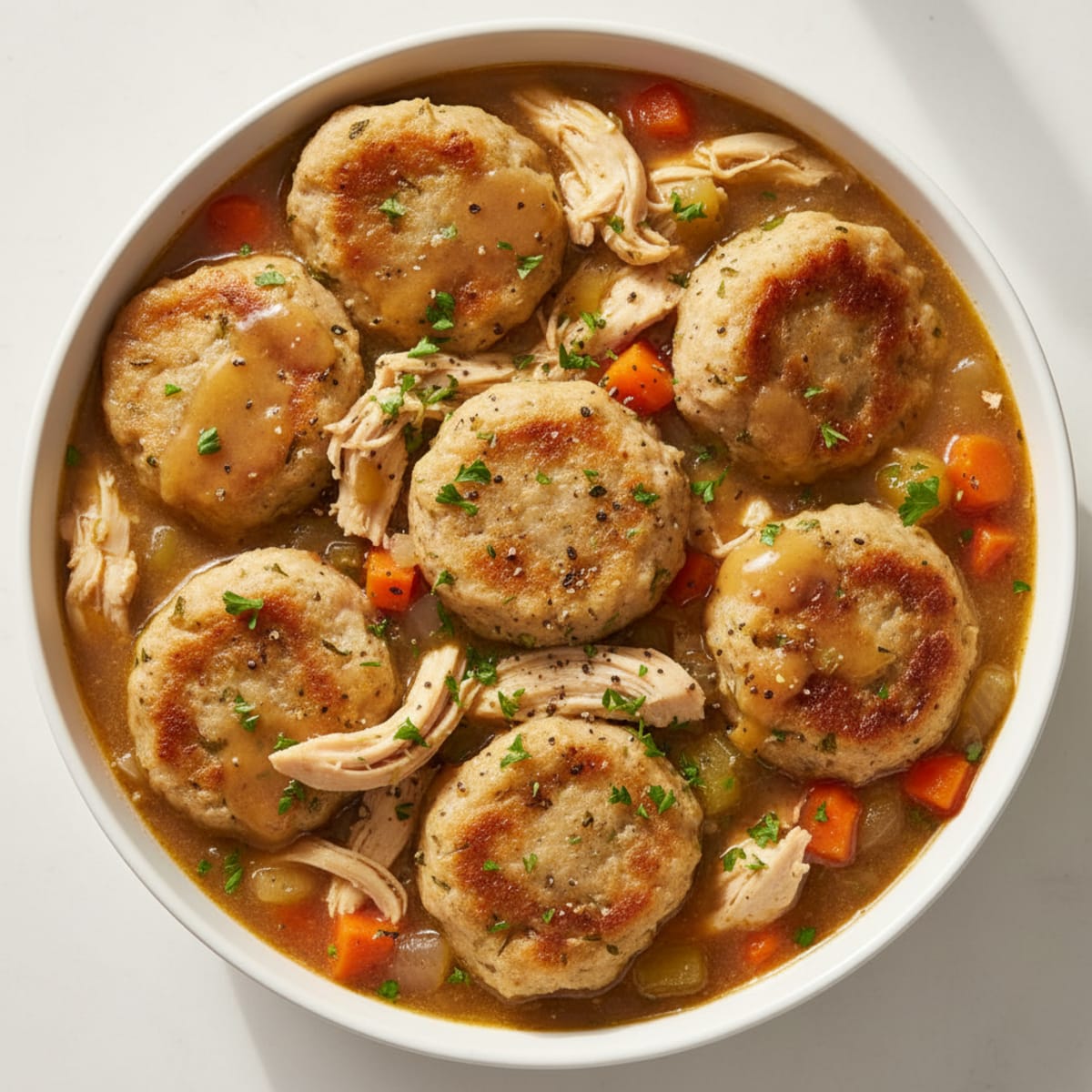 Homestyle Chicken and Herb Dumplings