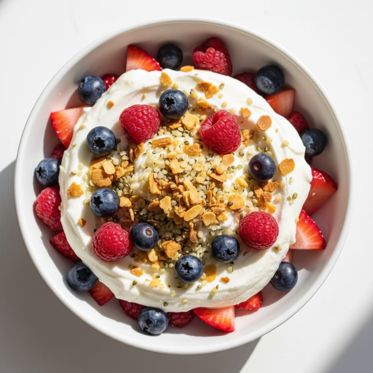 Creamy Greek Yogurt Protein Parfait with Berries