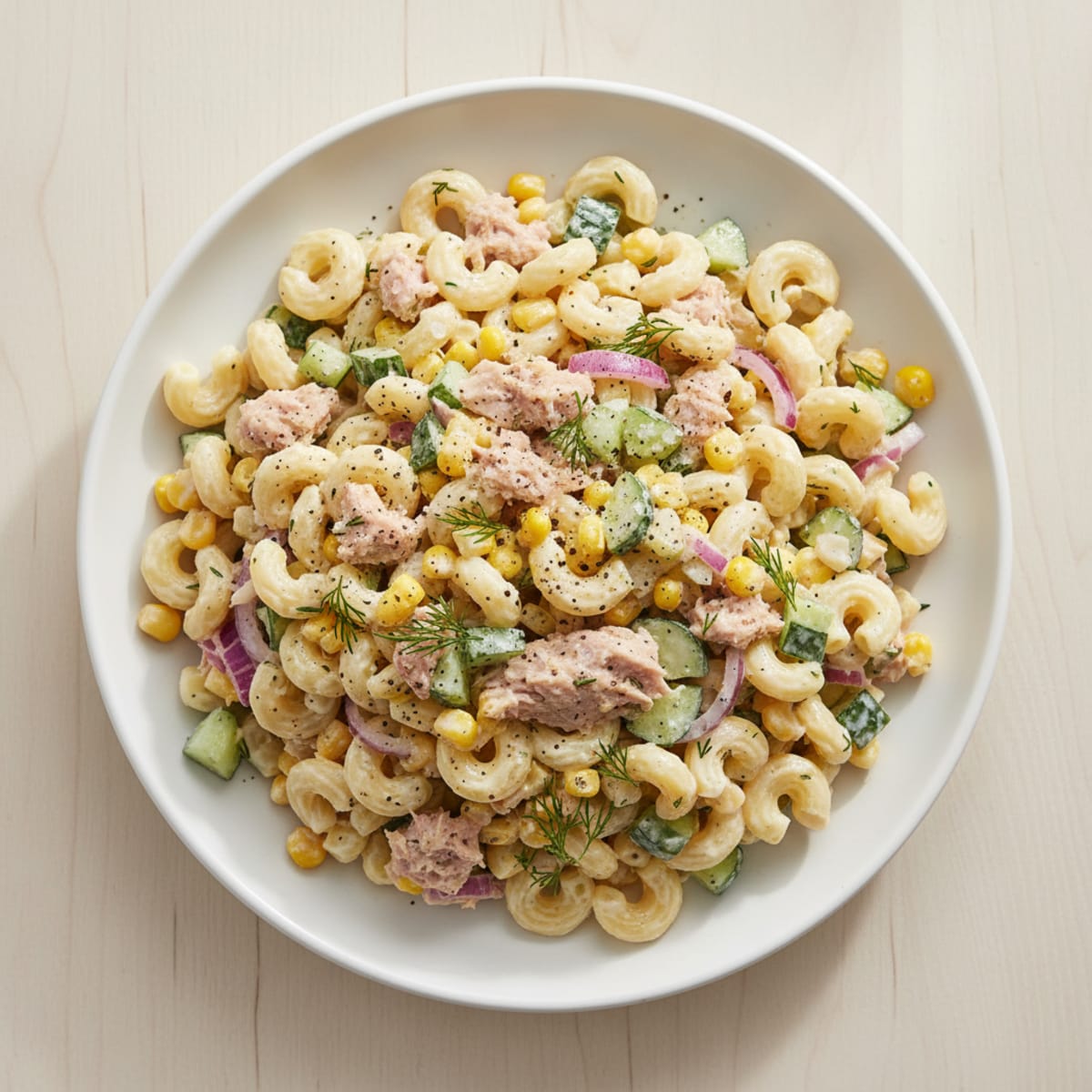 Creamy Tuna Pasta Salad