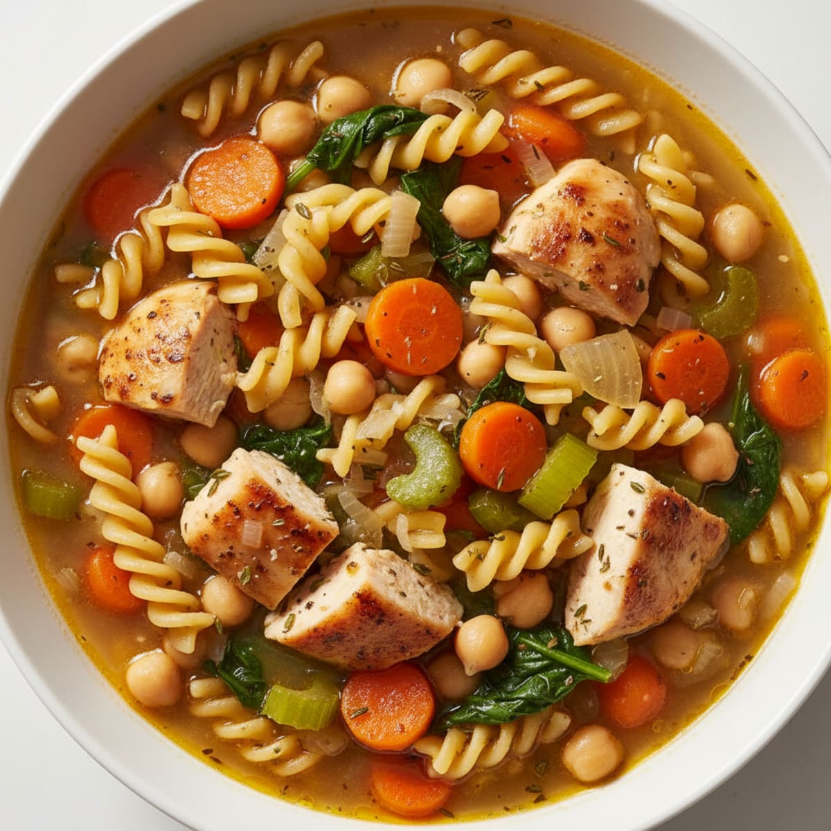 Hearty Vegetable Noodle Soup