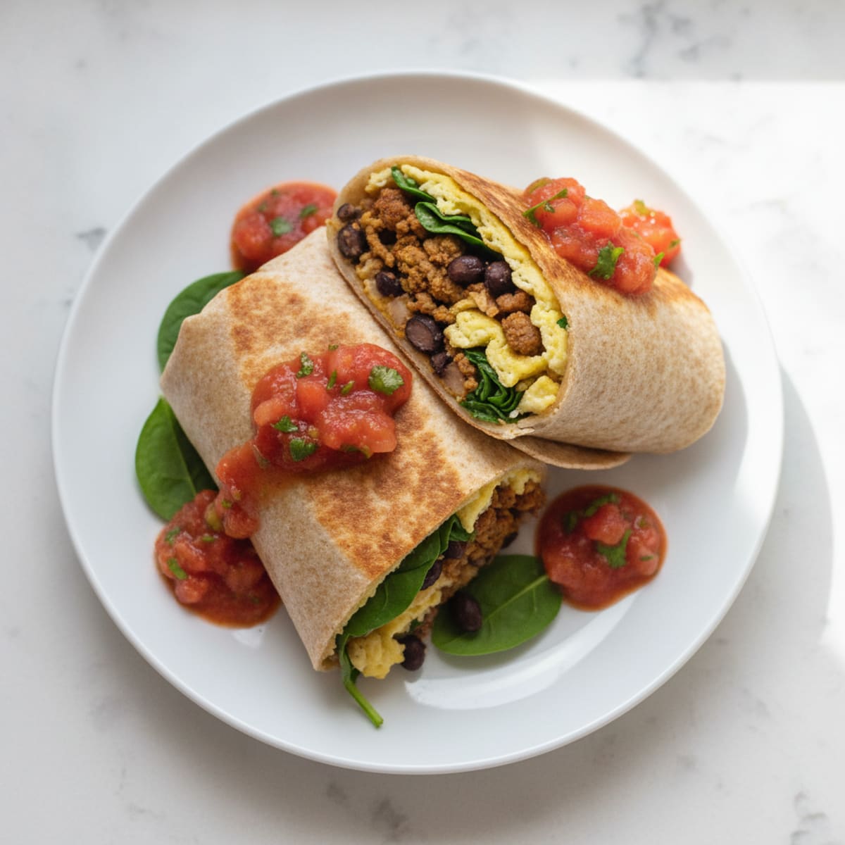 Ultimate Loaded Breakfast Burrito