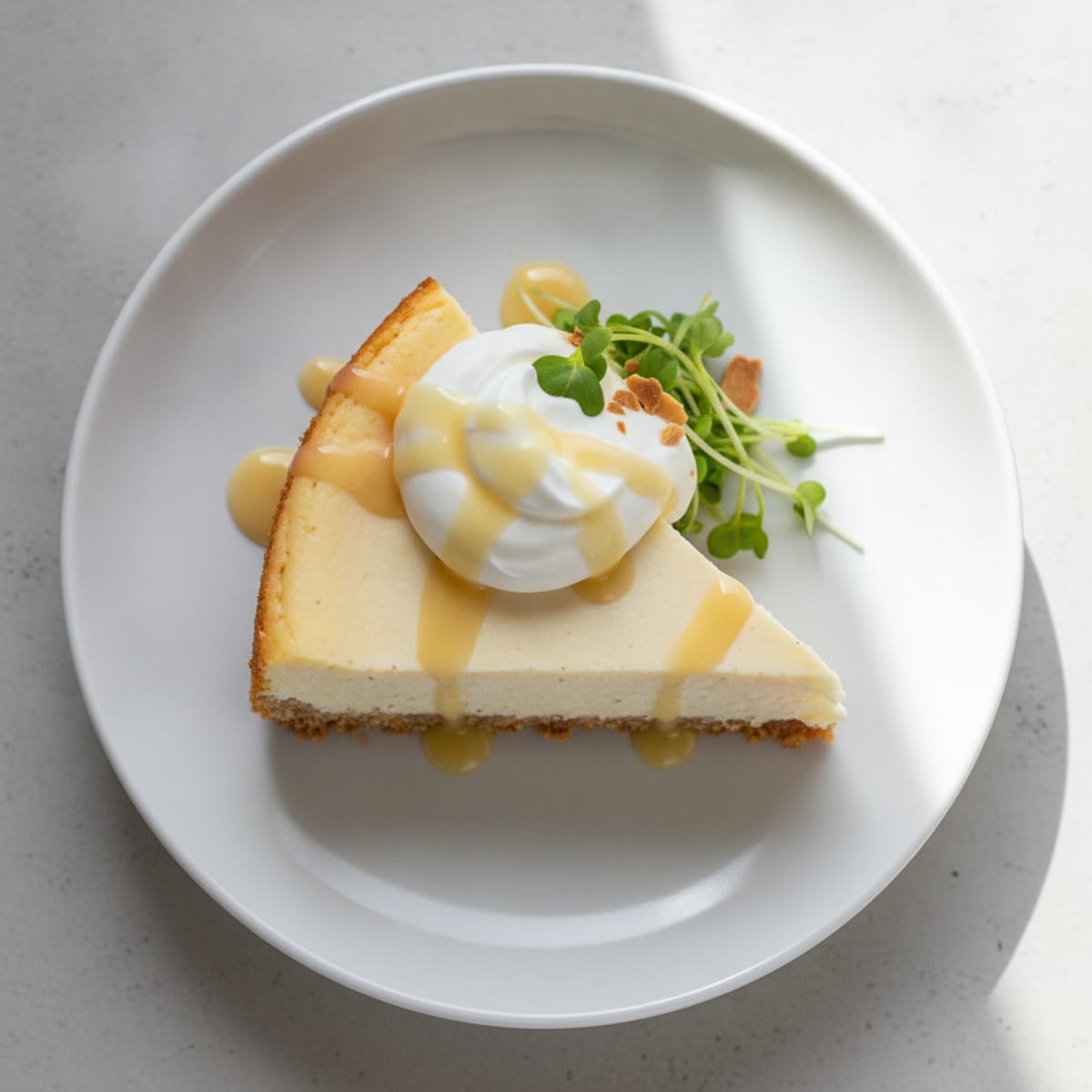 Vanilla Protein Cheesecake with Greek Yogurt