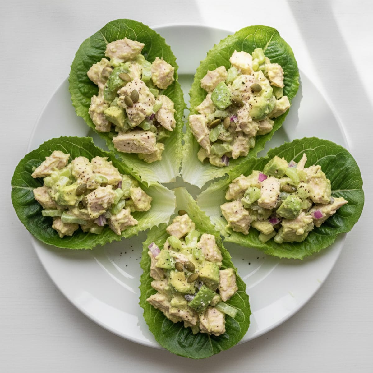 Zesty Avocado Chicken Salad Wraps