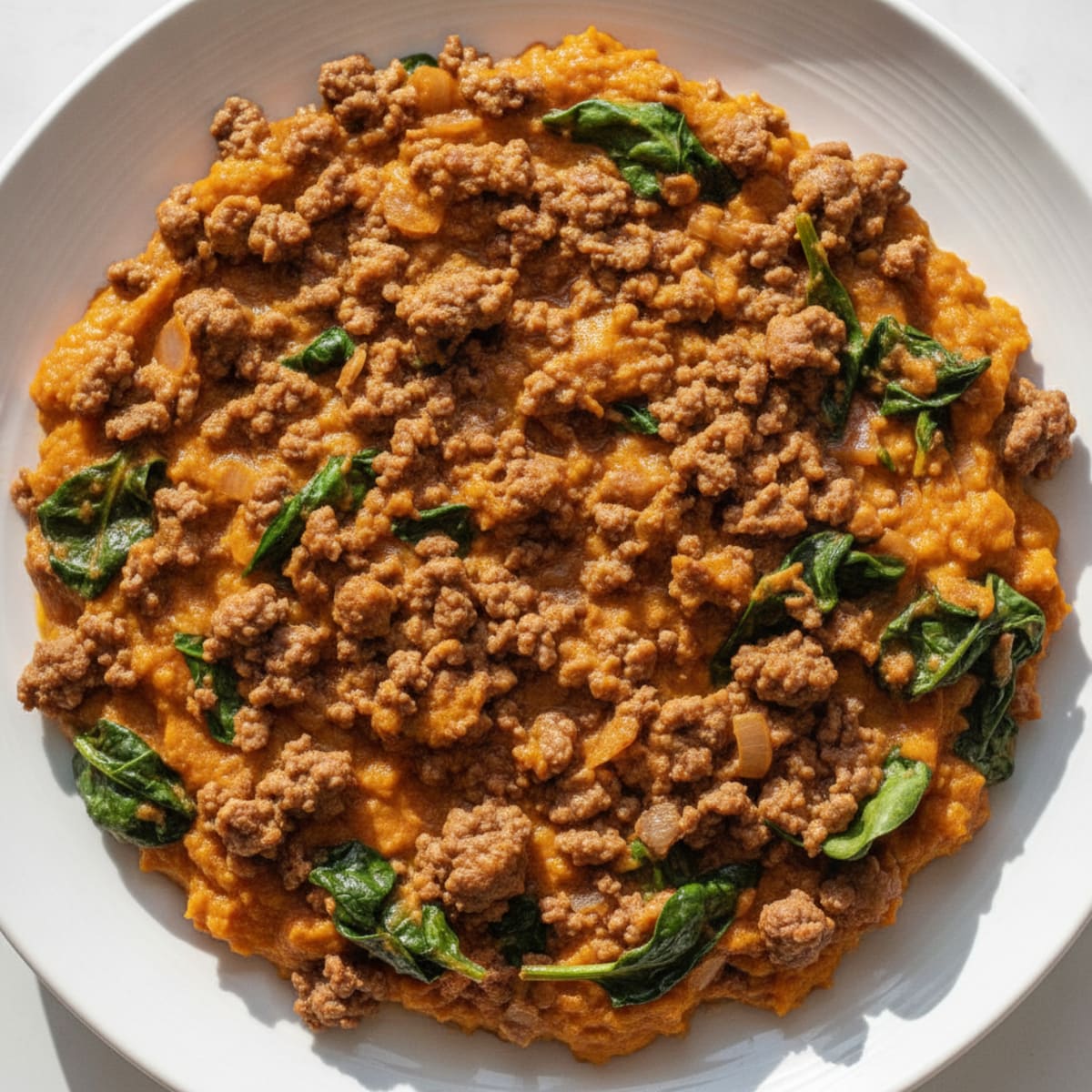 Savory Pumpkin Ground Beef Skillet