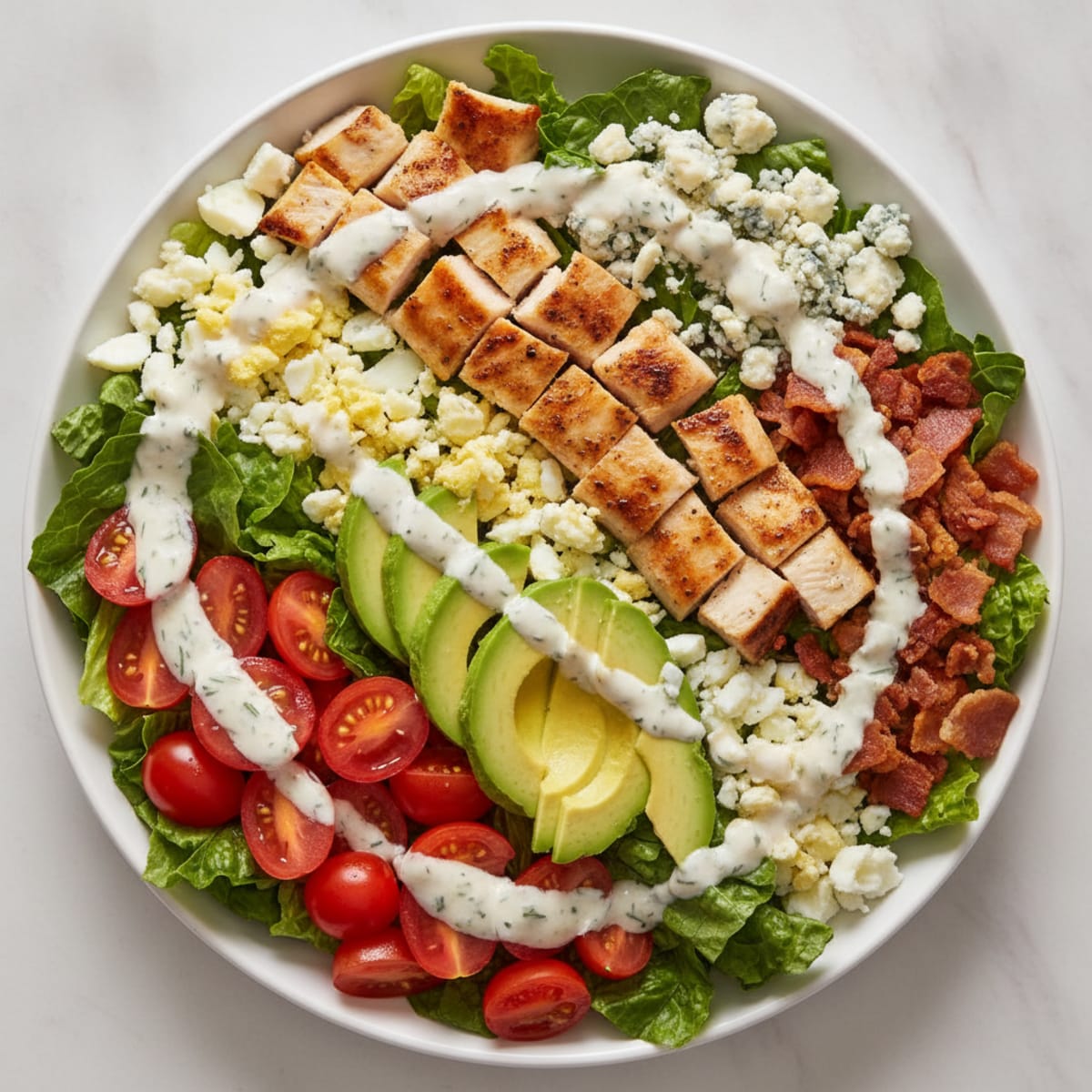 Classic Cobb Salad with Buttermilk Ranch