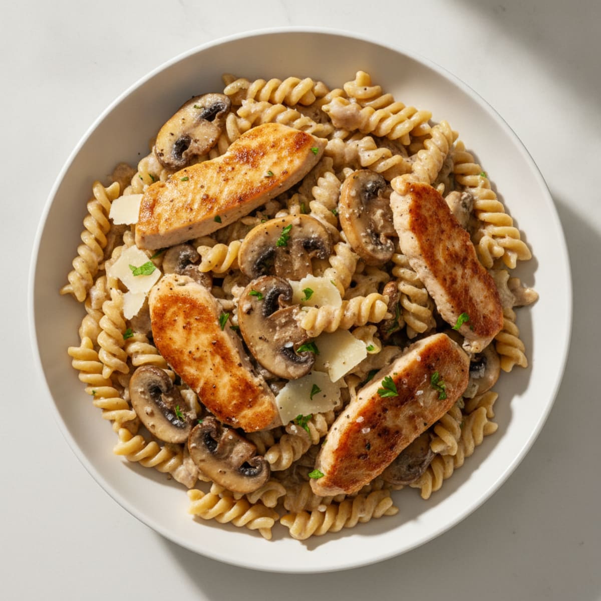 Truffle Mushroom Cream Pasta