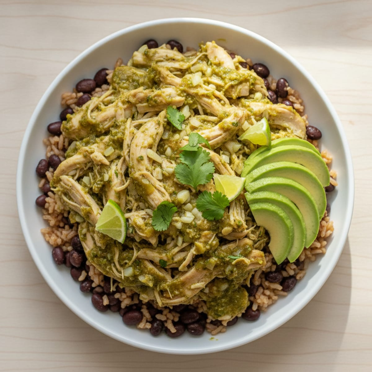 Salsa Verde Shredded Chicken