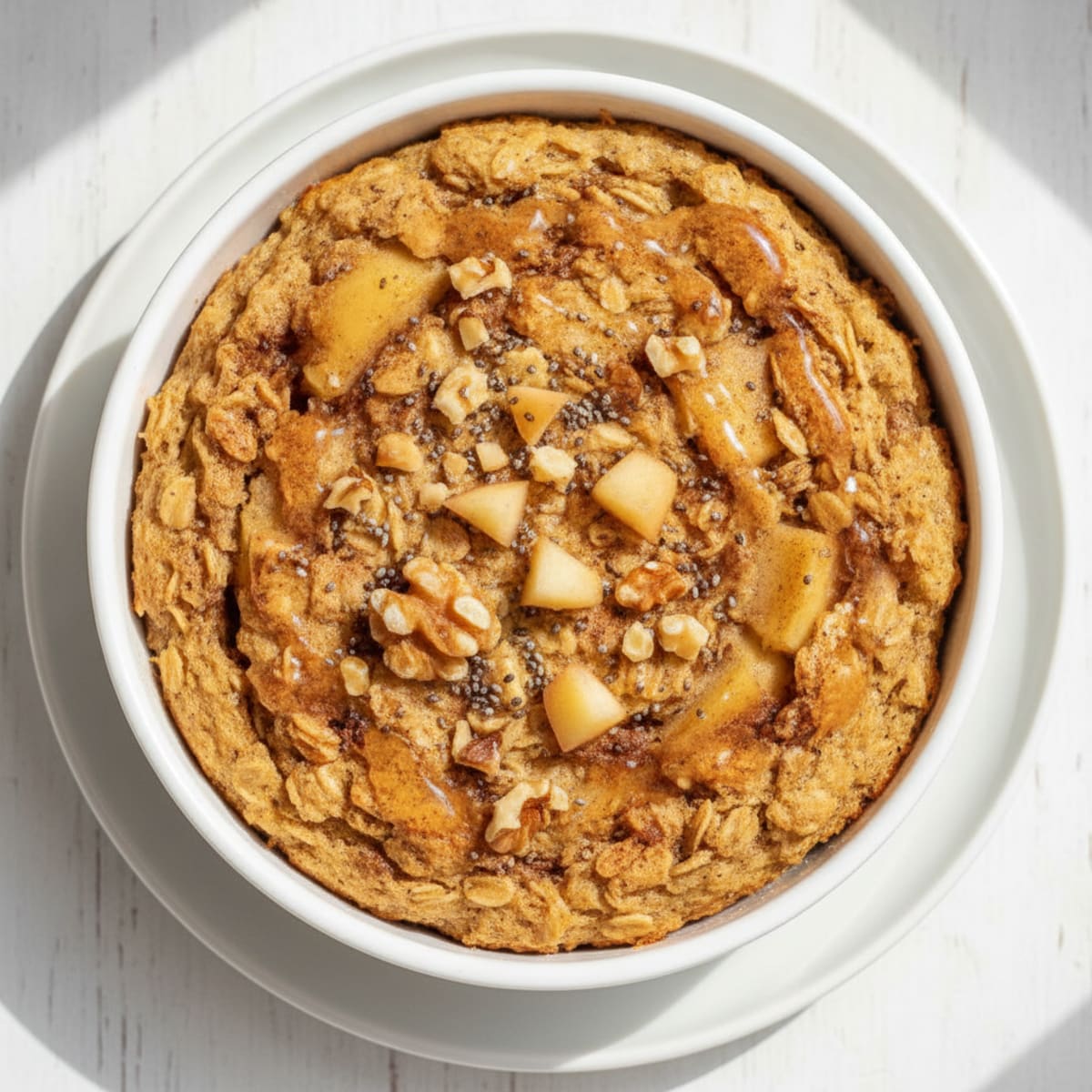 Apple Cinnamon Baked Oats Ramekin