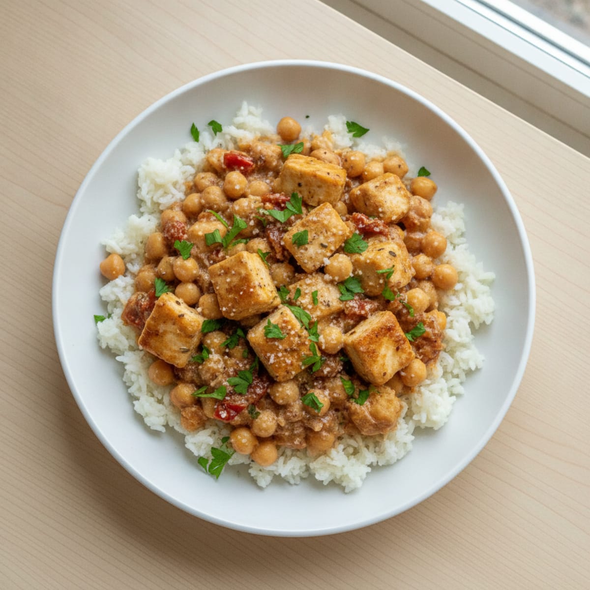 Marry Me Chickpea and Rice Pilaf
