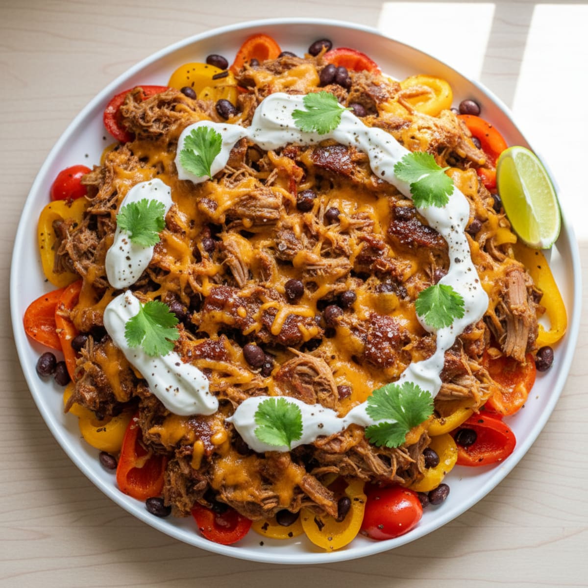 Pulled Pork Nachos Platter