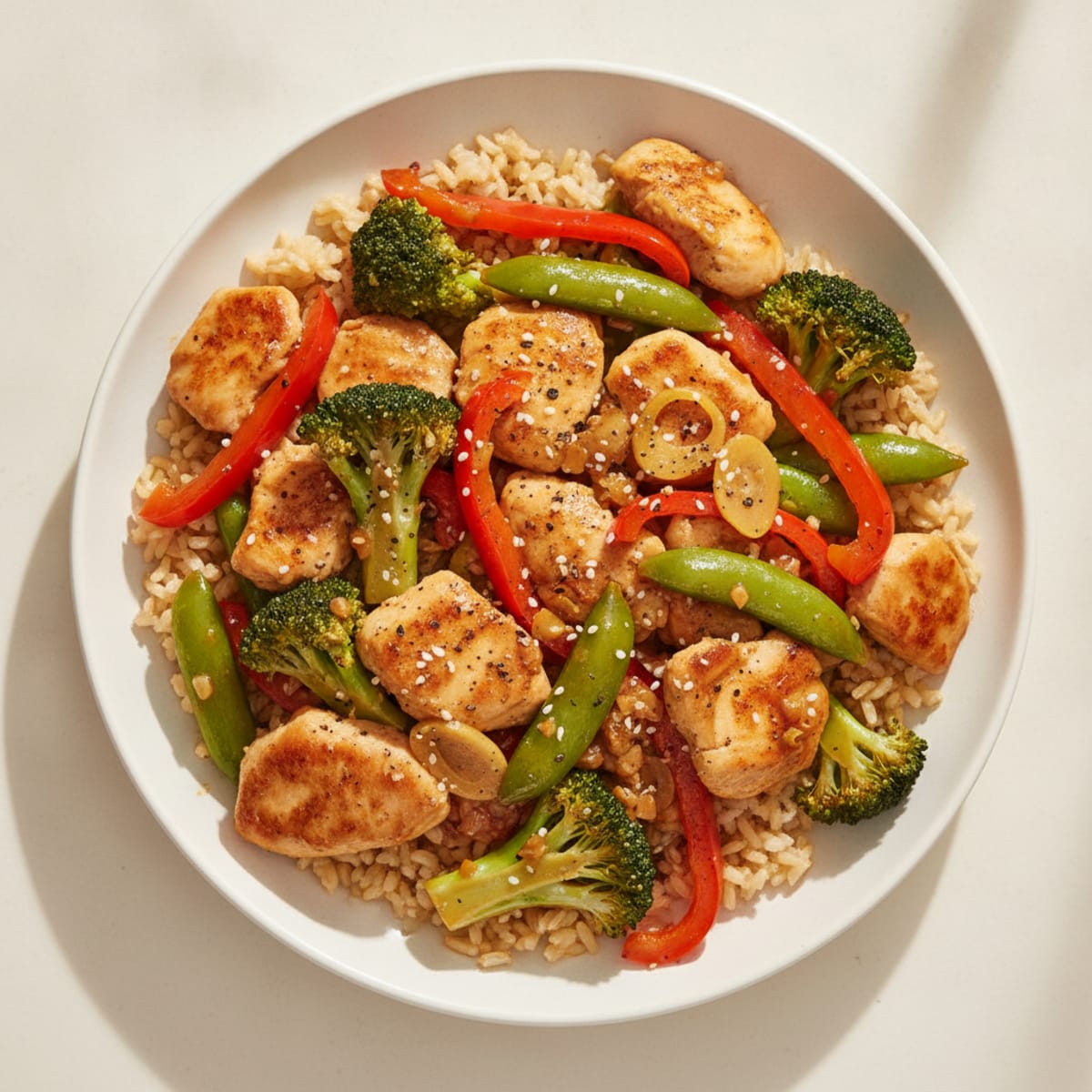 Speedy Chicken and Veggie Stir-Fry