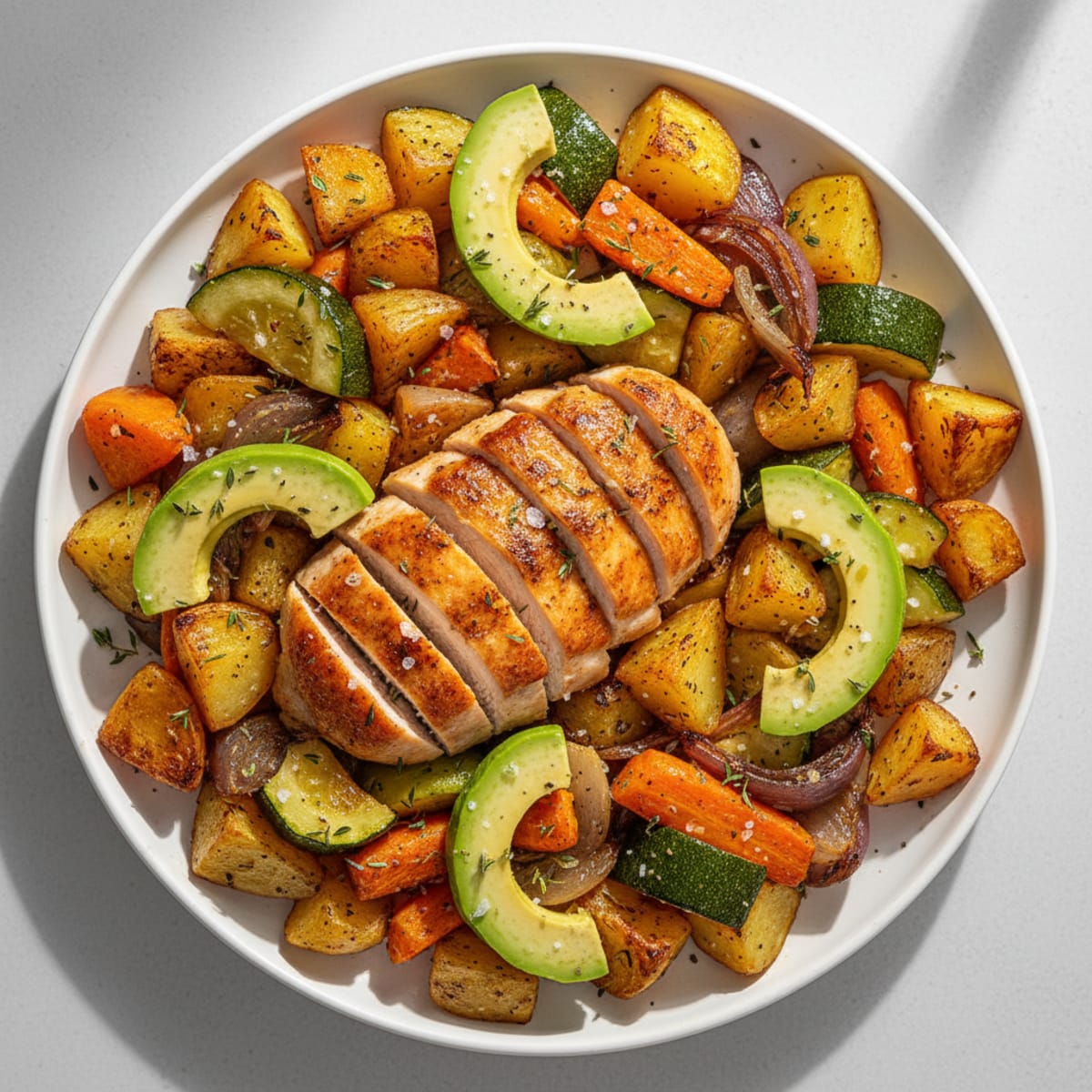 Roasted Chicken and Root Vegetables
