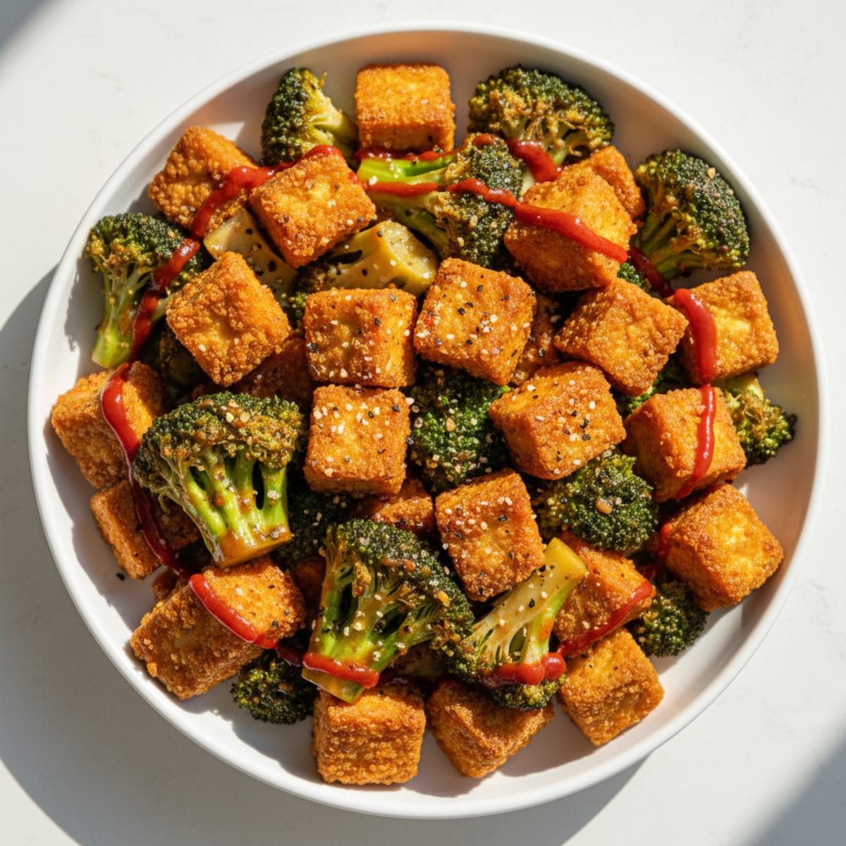 Spicy Tofu and Broccoli Stir-Fry