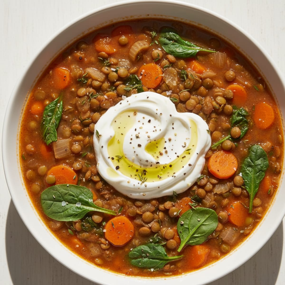 Hearty Lentil Vegetable Soup