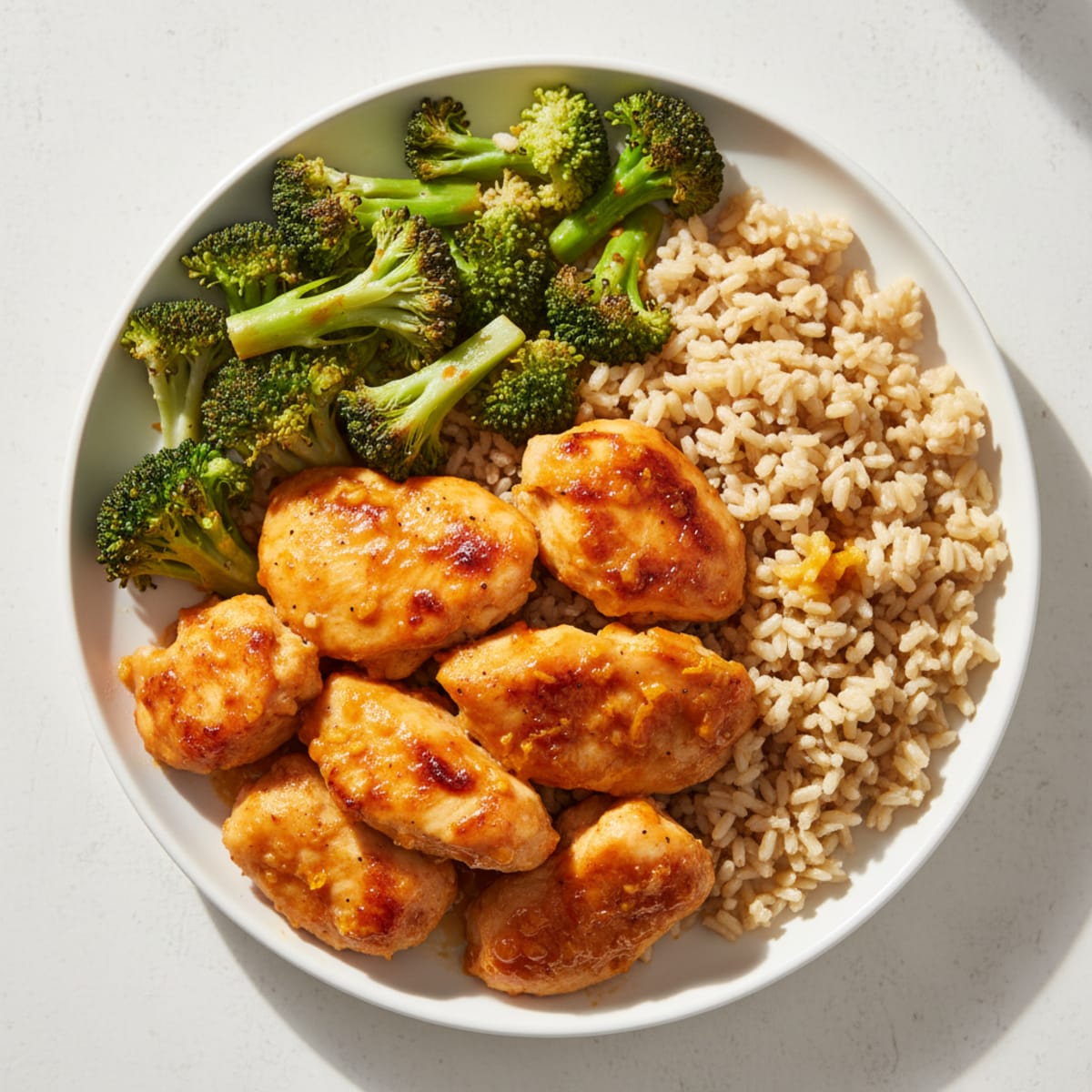 Baked Orange Chicken with Broccoli