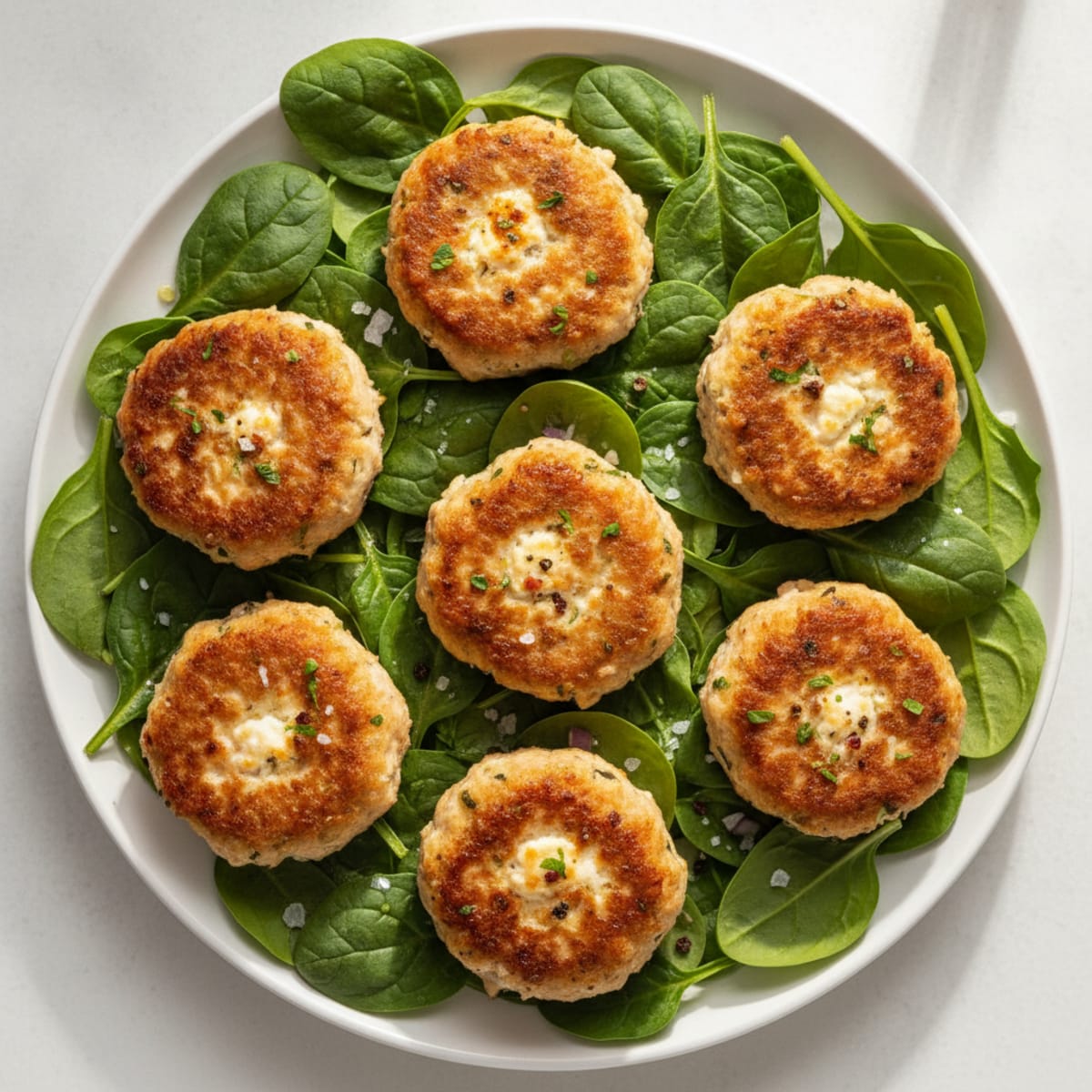 Greek Chicken Patties with Herbs
