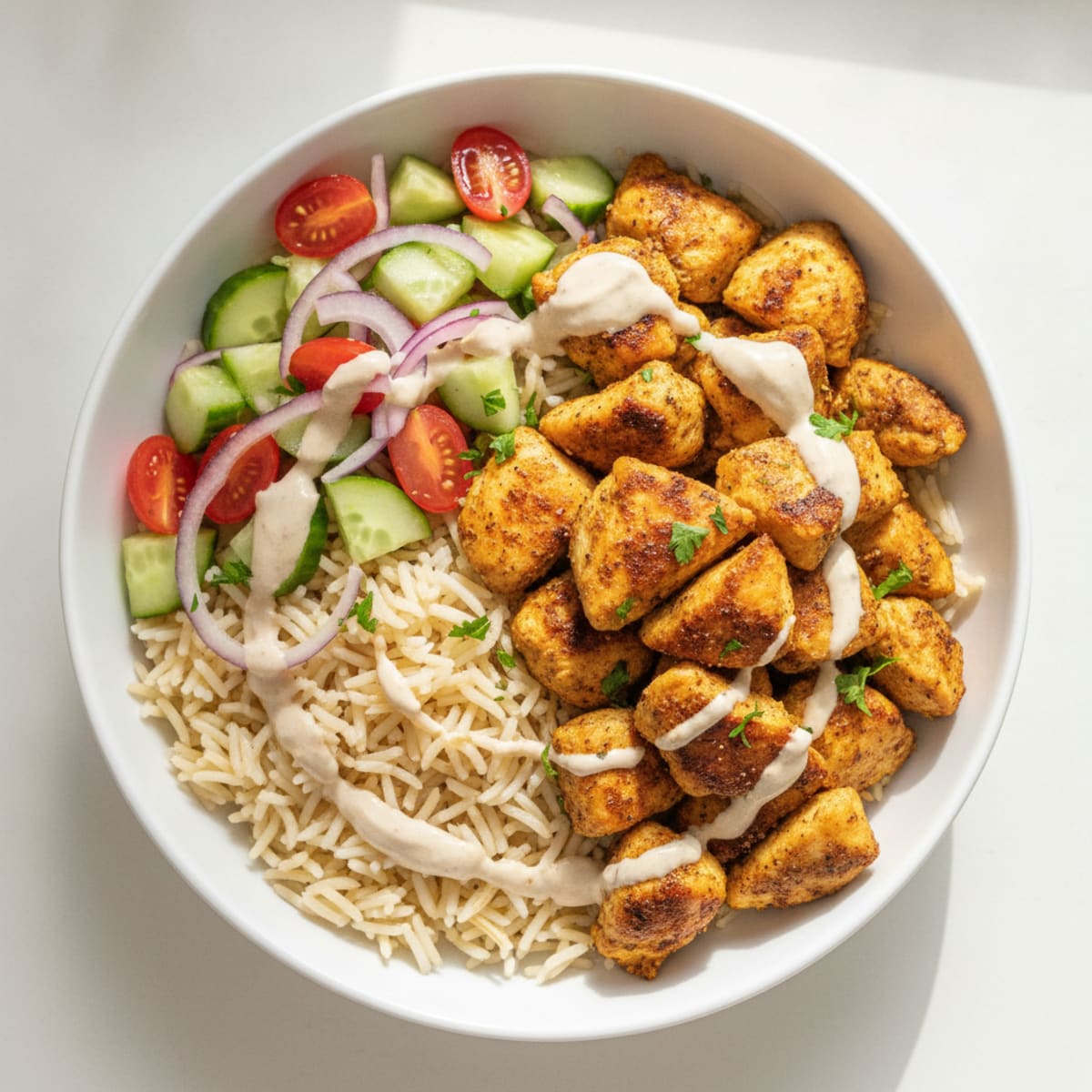 Chicken Shawarma Rice Bowl