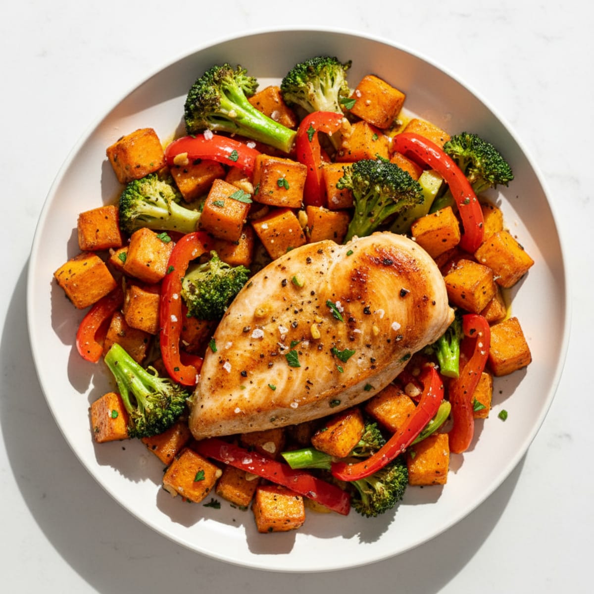 Garlic Herb Roasted Chicken and Vegetables