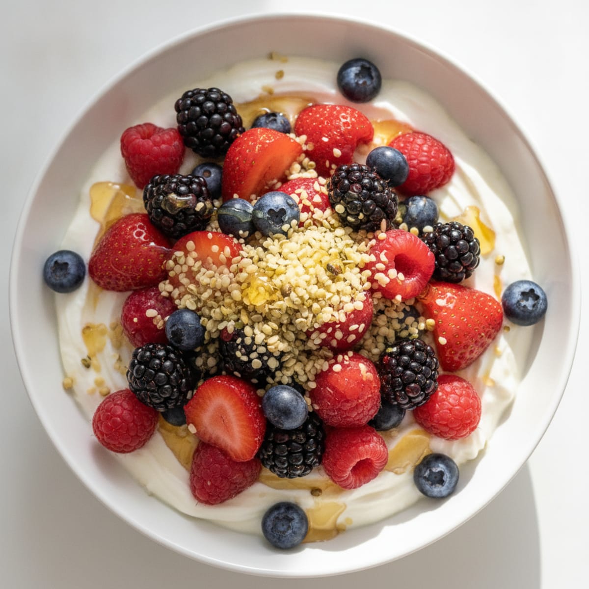 Creamy Greek Yogurt Protein Parfait with Mixed Berries