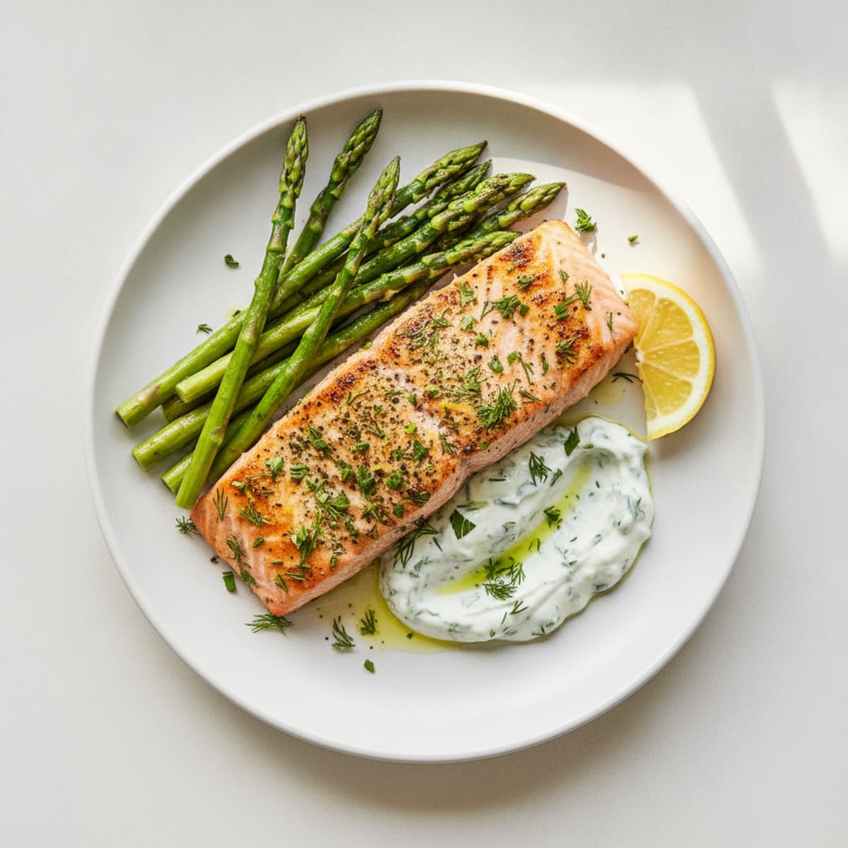 Lemon Herb Grilled Salmon