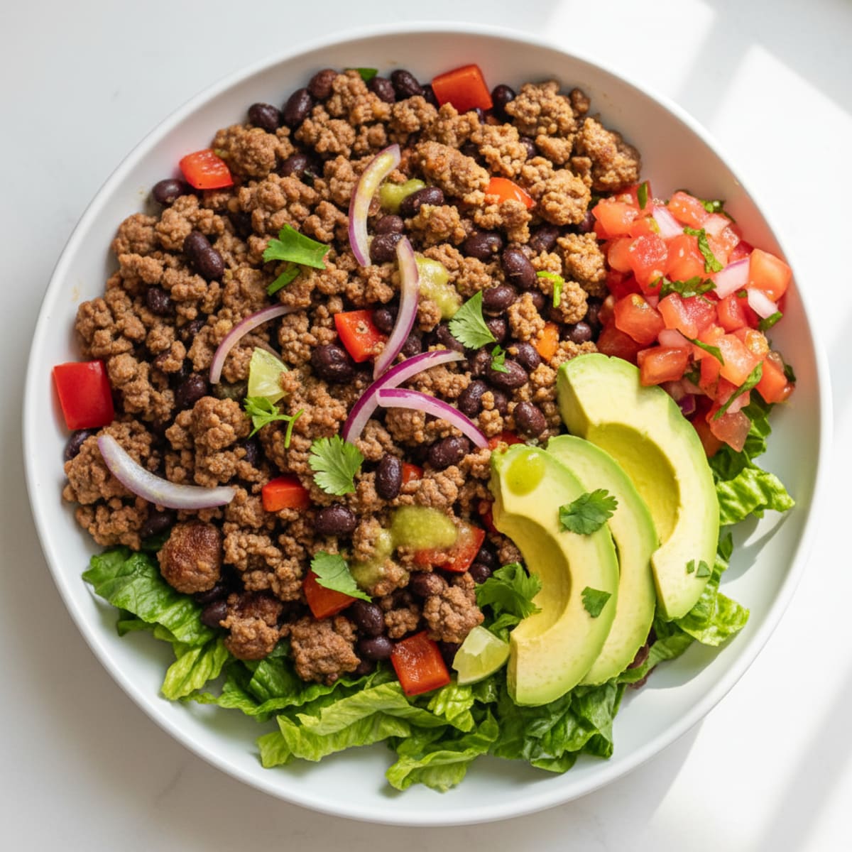 Ground Beef Burrito Bowl